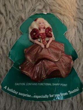 Hallmark Holiday Barbie Pin